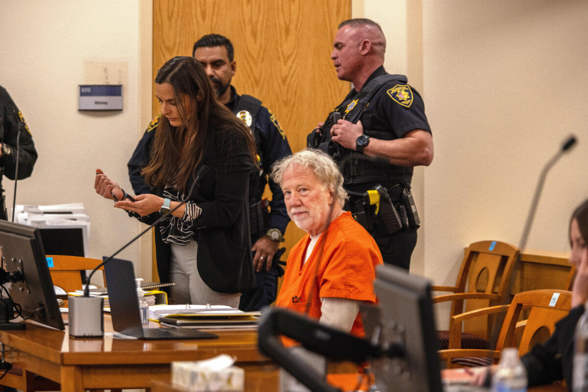 Director and actor Timothy Busfield appears at a hearing in the Second District Judicial Court at the Bernalillo County Courthouse, on Jan. 20, 2026, in Albuquerque, N.M. (AJ Skuy for Fox News Digital Pool Photo via AP)