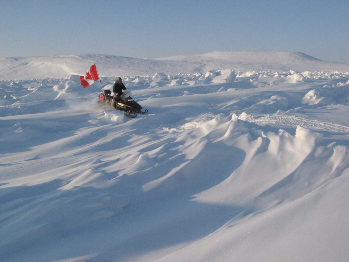 A ranger near the Eureka Weather Station on Ellesmere Island, Nunavut, in a file photo. (The Canadian Press/Bob Weber)