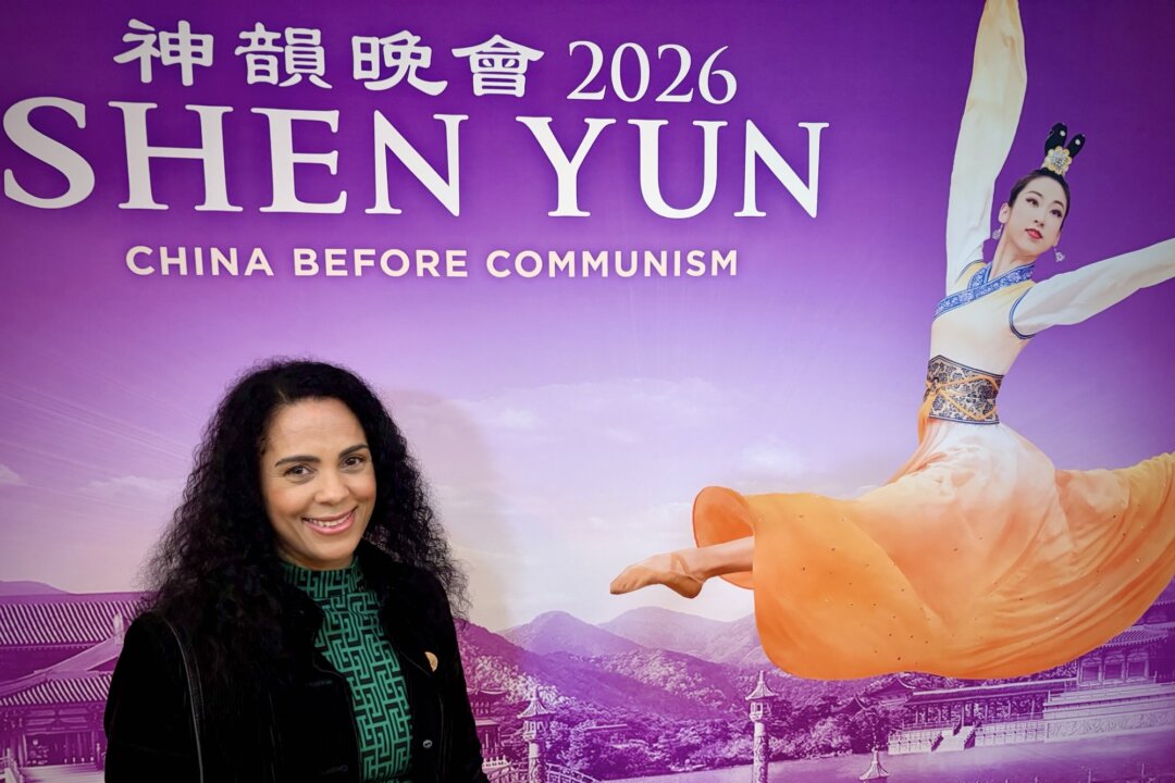 Petra Rock at the Shen Yun Performing Arts performance at Royal & Derngate on Jan. 21, 2026. (Ming Li/The Epoch Times)