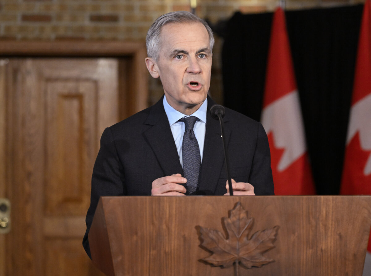 Prime Minister Mark Carney speaks at the beginning of a cabinet planning forum at the Citadelle in Quebec City, Jan. 22, 2026. (The Canadian Press/Jacques Boissinot)