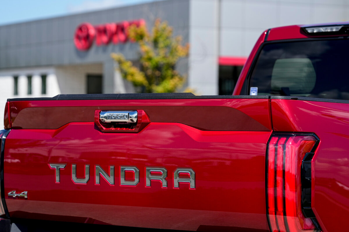 A 2024 Toyota Tundra 4x4 truck in Kennesaw, Ga., on Aug. 17, 2023. (Mike Stewart/AP Photo)