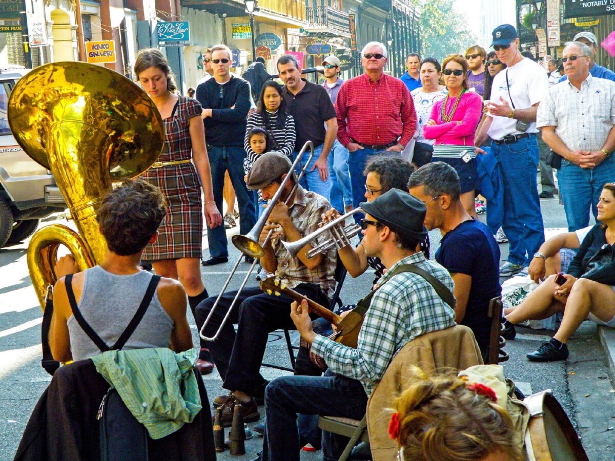 Street musicians captivate visitors to New Orleans, Louisiana. (Robert Rosen/Dreamstime)