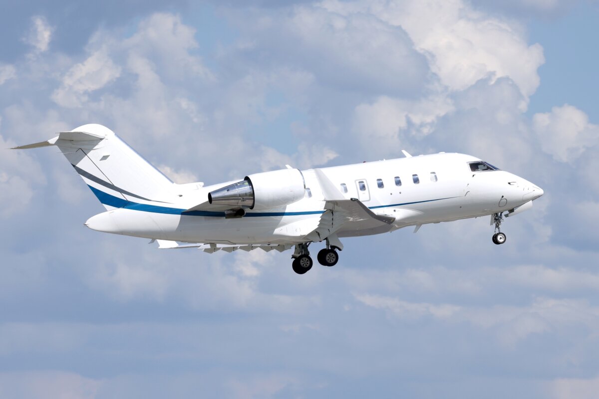 A Bombardier Challenger 605 Private Jet Aircraft takes off from Peachtree Dekalb Airport in Atlanta, in this file photo. (Shutterstock)
