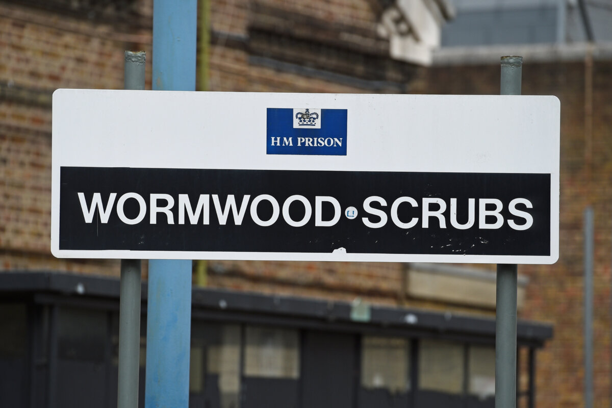 HMP Wormwood Scrubs in London on Sept. 14, 2018. (Kirsty O’Connor/PA Wire)