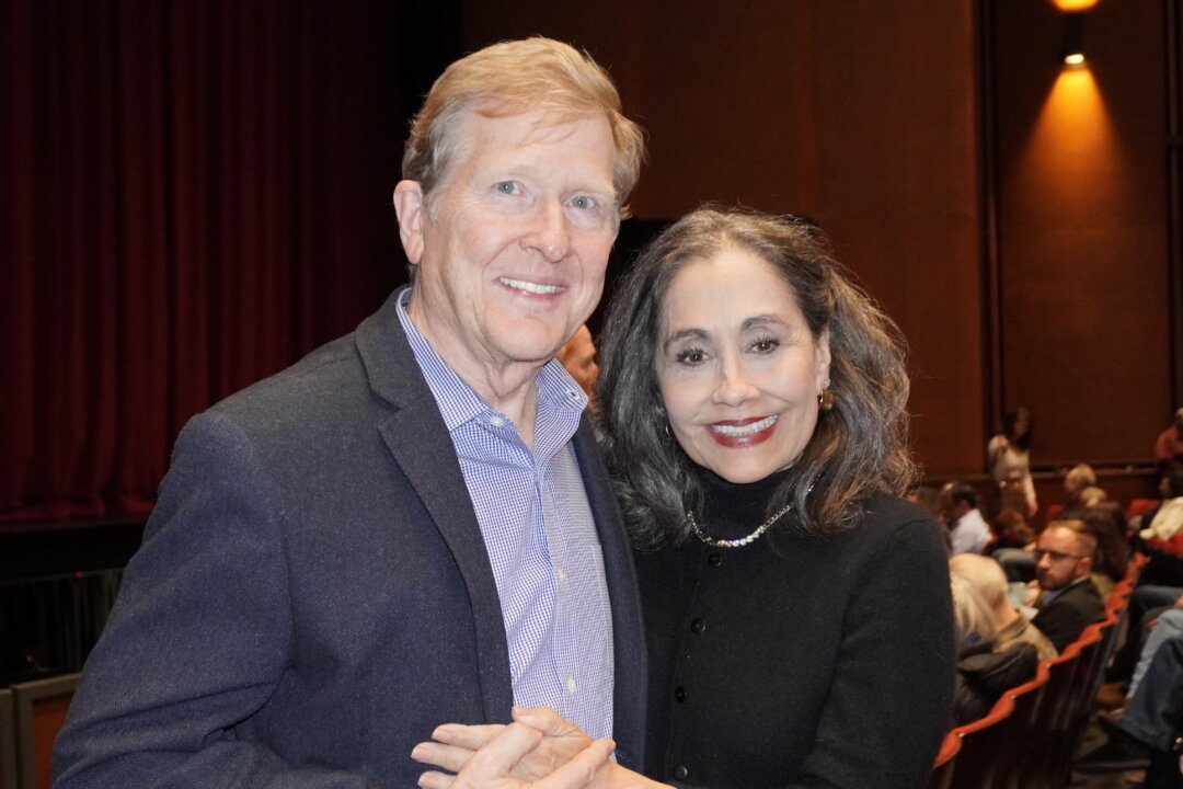 Wayne Frye and Debra Maese enjoyed Shen Yun's evening performance at the Popejoy Hall on Jan. 27, 2025. (Nancy Ma/The Epoch Times)