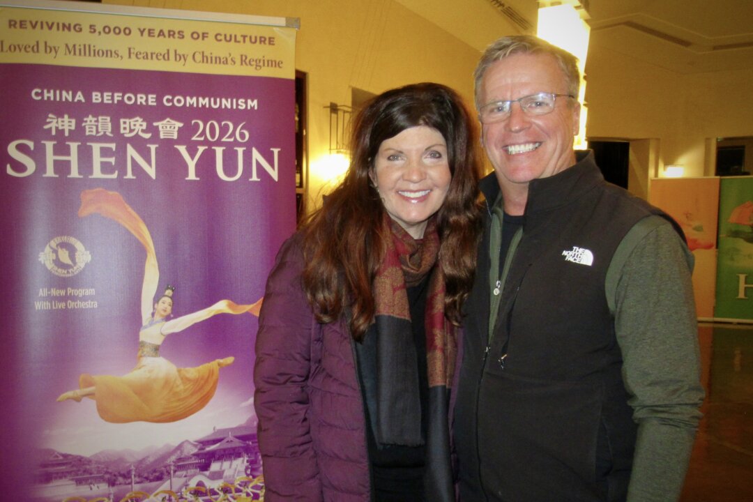 Drew Vincent at the Shen Yun Performing Arts performance at California Center for the Arts, Escondido on Jan. 27, 2026. (Linda Jiang/The Epoch Times)
