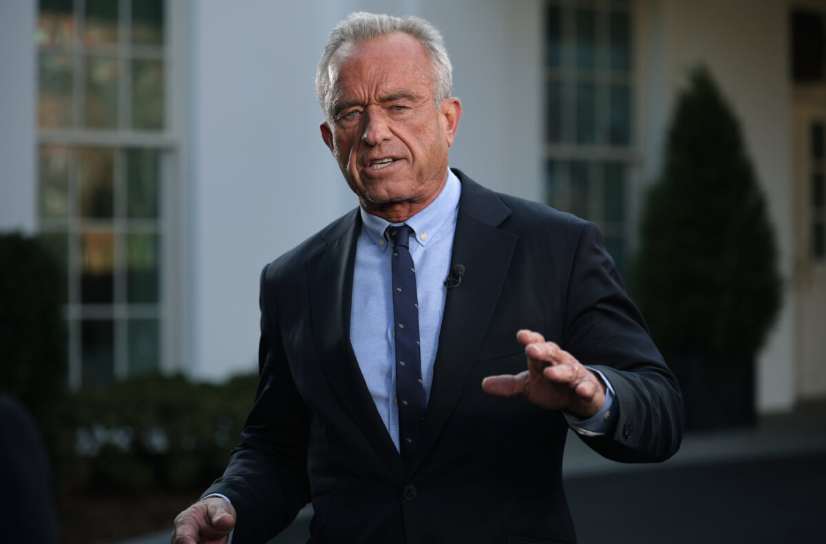 Health Secretary Robert F. Kennedy Jr. speaks in Washington on Jan. 7, 2026. (Alex Wong/Getty Images)