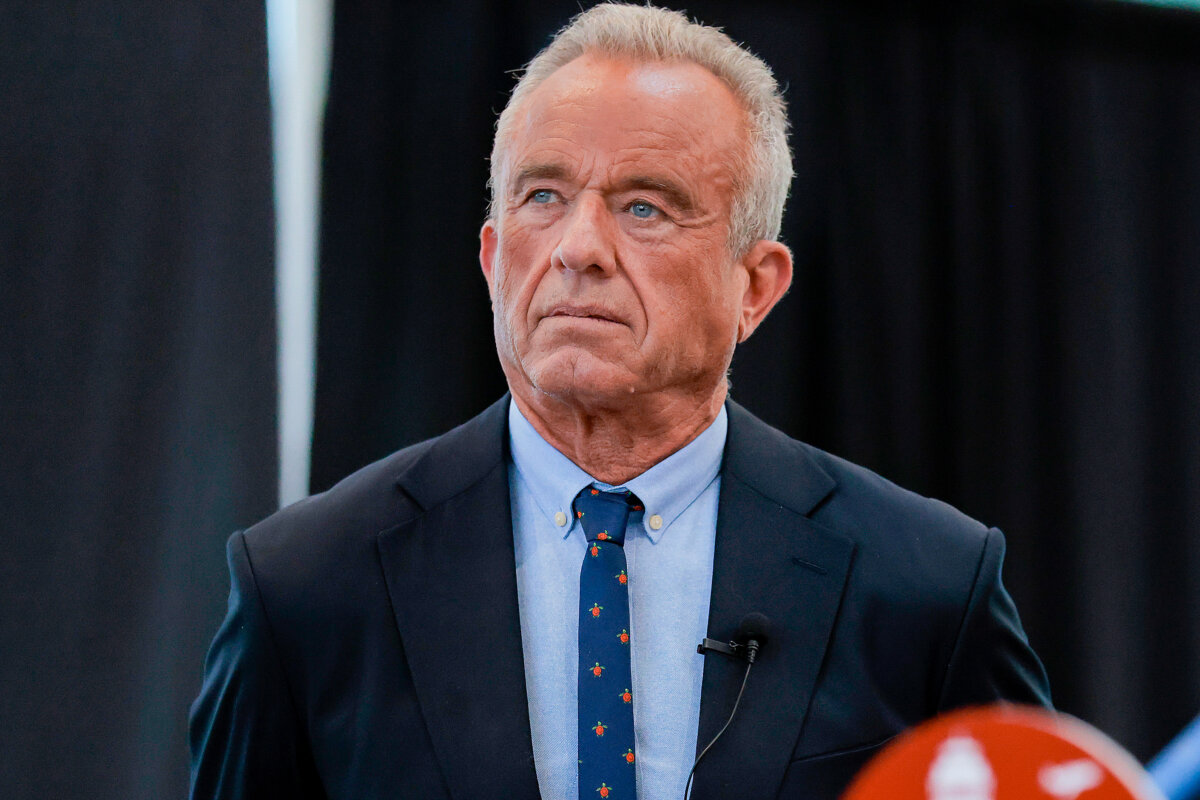 Health Secretary Robert F. Kennedy Jr. during a press conference in Arlington, Va., on Dec. 8, 2025. (Heather Diehl/Getty Images)