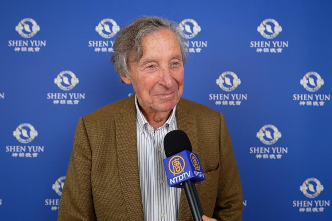 Gérard Guyot, a former test pilot, traveled to traditional China with Shen Yun in Paris on Jan. 27, 2026. (NTD)