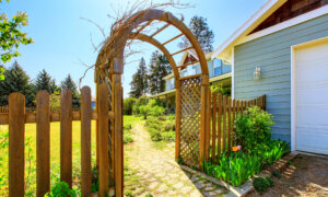 Add a Decorative Lattice Arbor