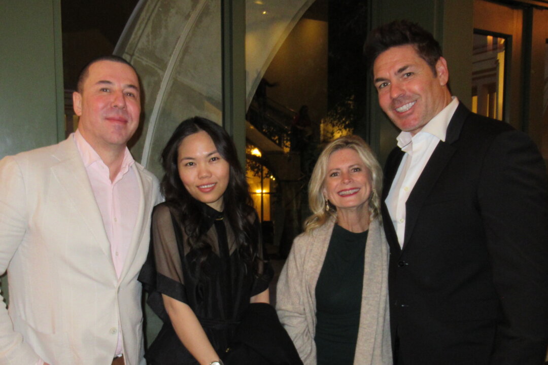 Paul Zapata (L) and David Hamilton enjoyed Shen Yun's evening performance at the California Center for the Arts on Jan. 28, 2026. (Linda Jiang/The Epoch Times)