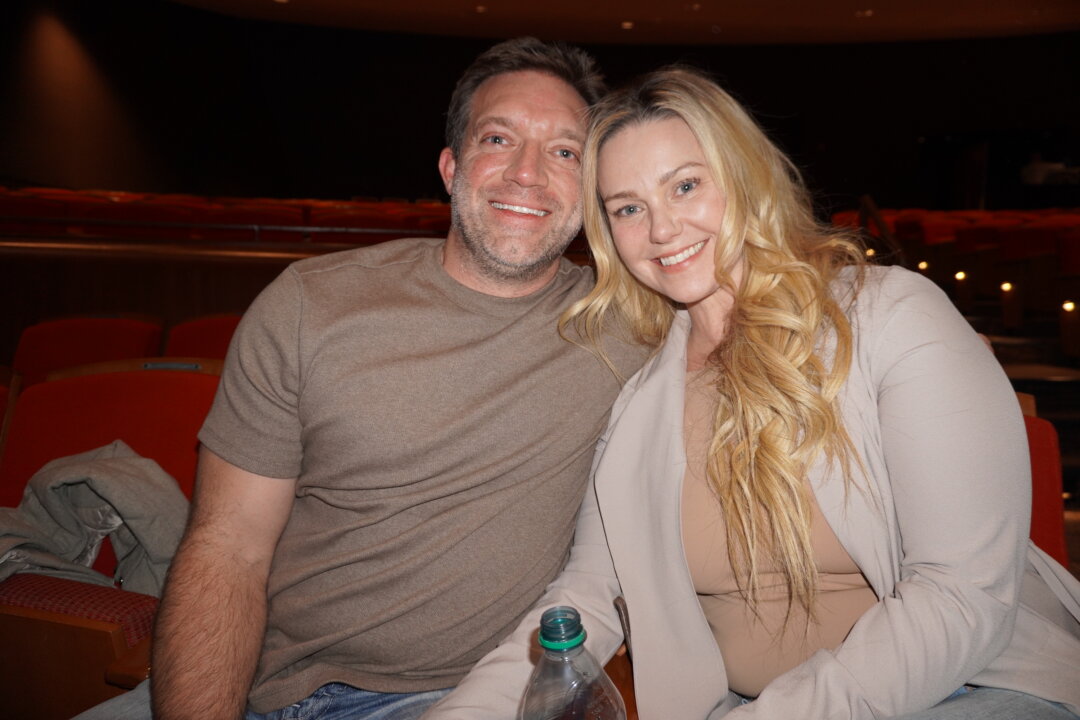 Collin Steinberger and Marisa Clark at the Shen Yun Performing Arts performance at Cobb Energy Performing Arts Centre in Atlanta, on Jan. 28, 2026. (Sherry Dong/The Epoch Times)