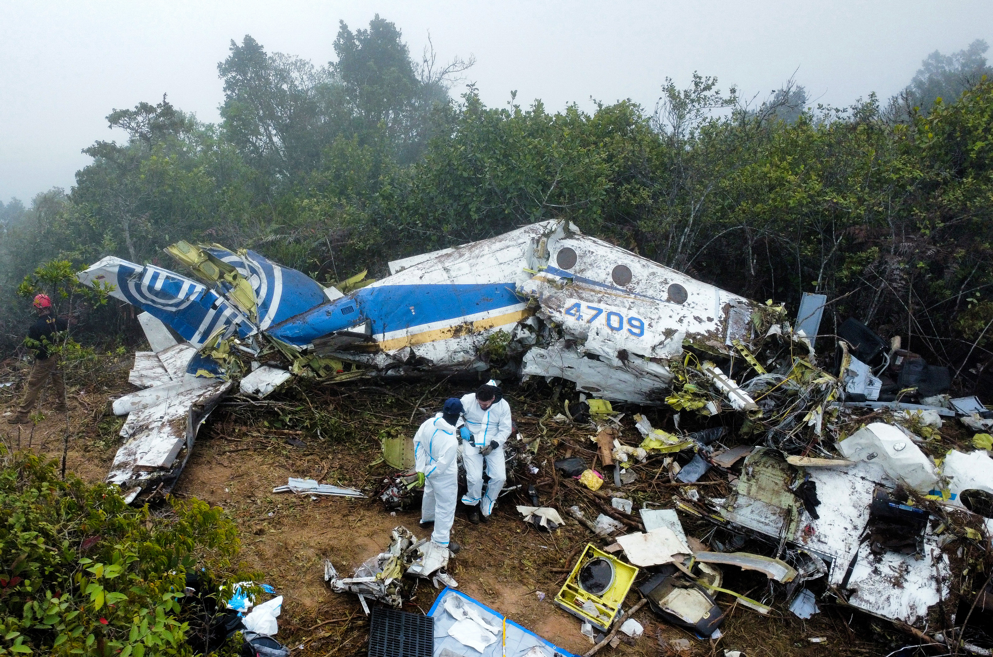 Day in Photos: Plane Crash in Colombia, Military Drills in Taiwan, and Traditional Equestrian Competition