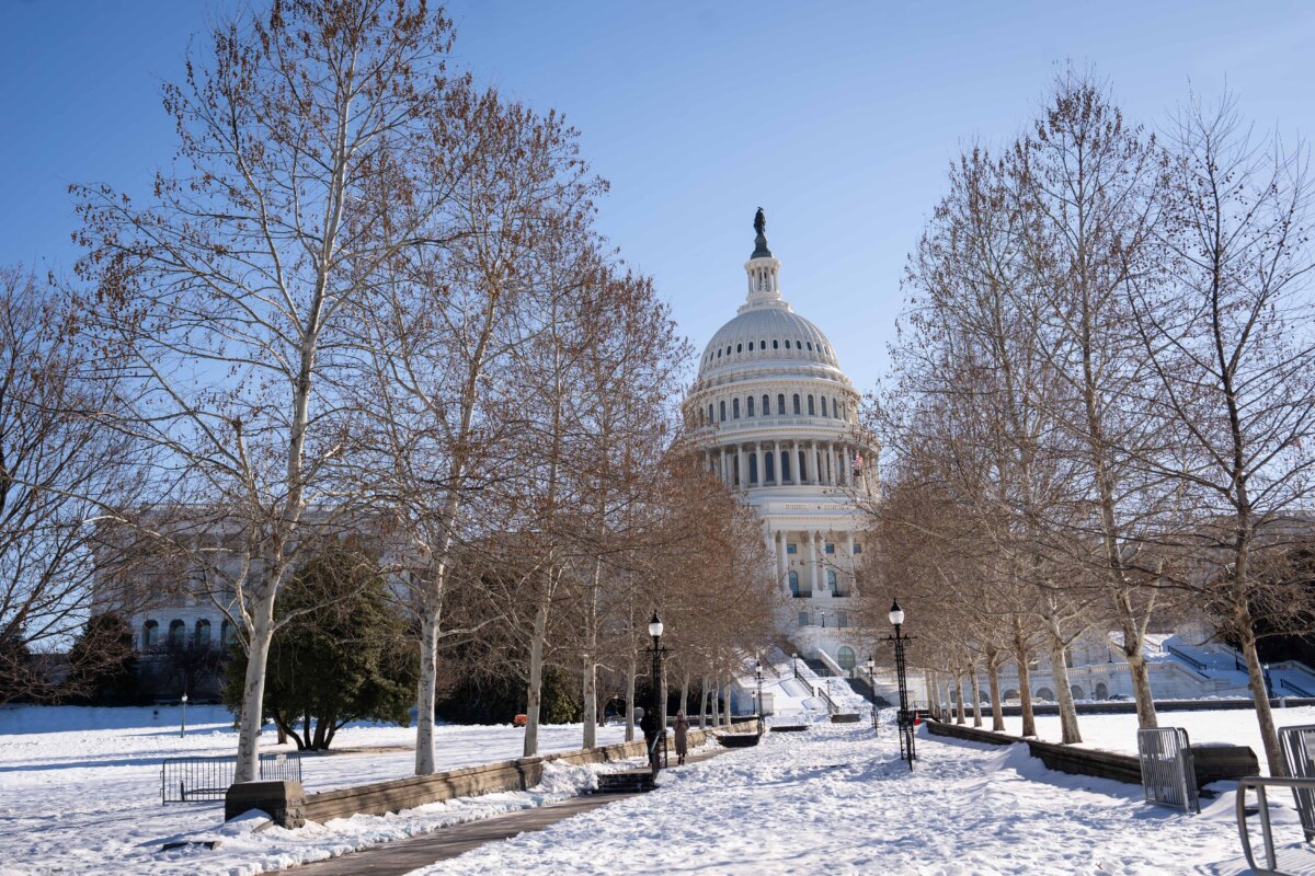 The U.S. Capitol on Feb. 2, 2026. (Madalina Kilroy/The Epoch Times)