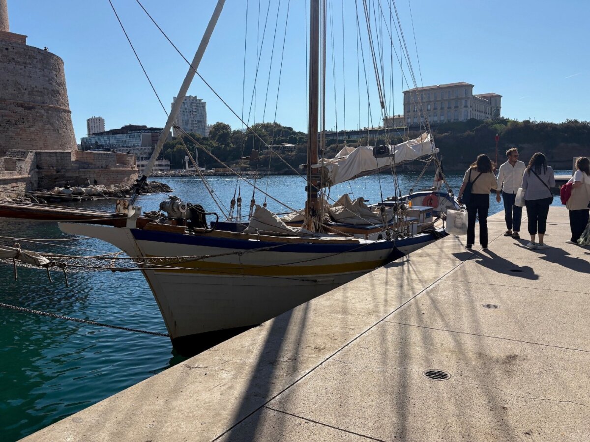 Les Barquettes offers cruises around Château d'If, made famous by Alexandre Dumas in "The Count of Monte Cristo," in Marseille, France. (Photo courtesy of Georgeanne Brennan)