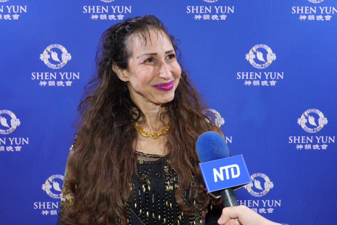 Laurel Kadouri at the Shen Yun Performing Arts performance at Kravis Center for the Performing Arts–Dreyfoos Hall on Feb. 2, 2026. (NTD)