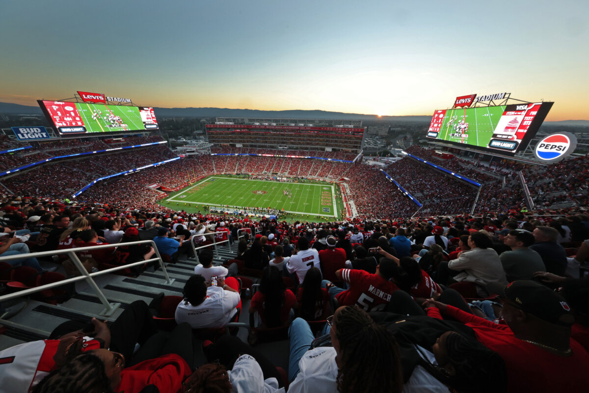A general view inside Levi's Stadium during an NFL game in Santa Clara, Calif., on Oct. 19, 2025. (Ezra Shaw/Getty Images)