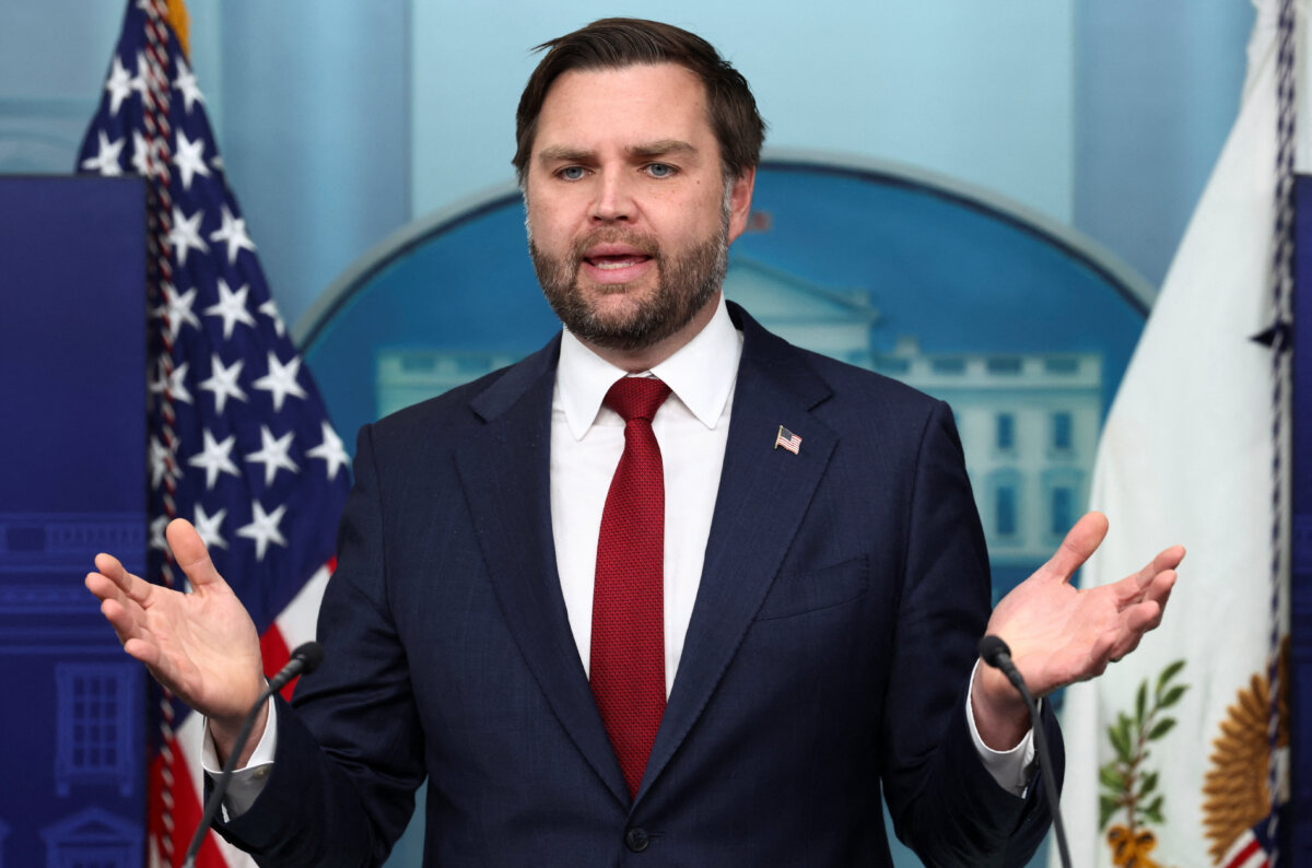 Vice President JD Vance at the White House on Jan. 8, 2026. (Kevin Lamarque/Reuters)