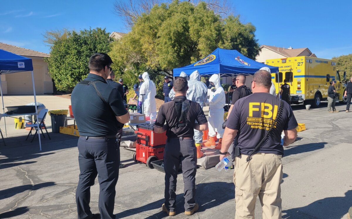 The FBI and Las Vegas police uncovered an alleged illegal biological laboratory at a house in Las Vegas Jan. 31, 2026. (FBI)