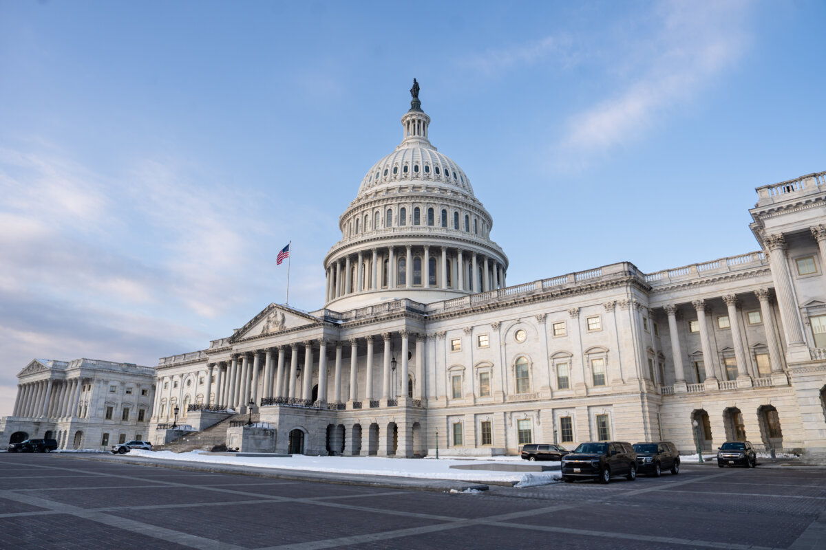The U.S. Capitol building in Washington on Feb. 4, 2026. (Madalina Kilroy/The Epoch Times)
