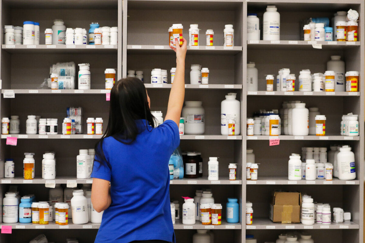 Central pharmacy of Intermountain Heathcare in Midvale, Utah, in file photo. (George Frey/Getty Images)