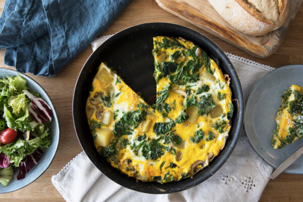 Go-Green Crustless Frittata 