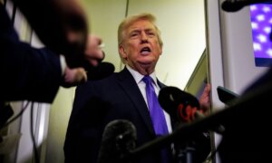 Trump Speaks to the Press Aboard Air Force One