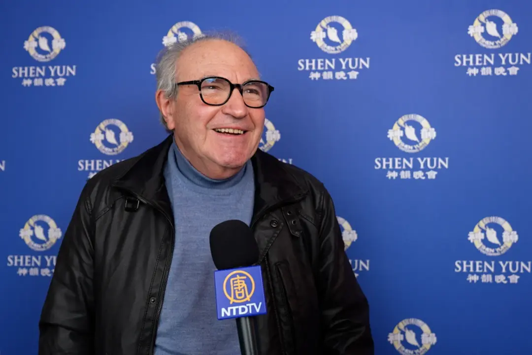 Jean-Jacques Baur, former restaurateur, at the Shen Yun performance at the Zénith in Strasbourg on Feb. 4, 2026. (NTD)