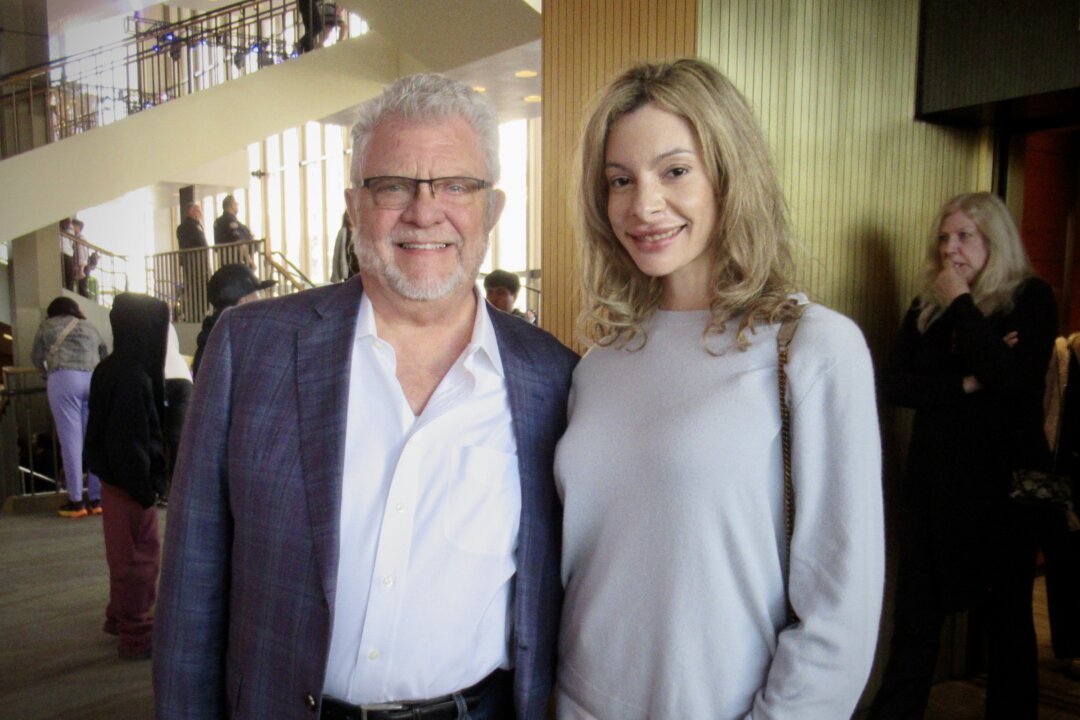 Gary and Alexandria Stewart watched Shen Yun Performing Arts at Terrace Theater of the Long Beach Convention & Entertainment Center in Long Beach, Calif.,  on Feb. 7, 2026. (Linda Jiang /The Epoch Times)