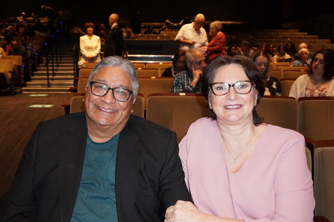 Rick Martinez and Lisa Martinez at the Shen Yun Performing Arts performance at Eisemann Center on Feb. 11, 2026. (Sonia Wu/The Epoch Times)