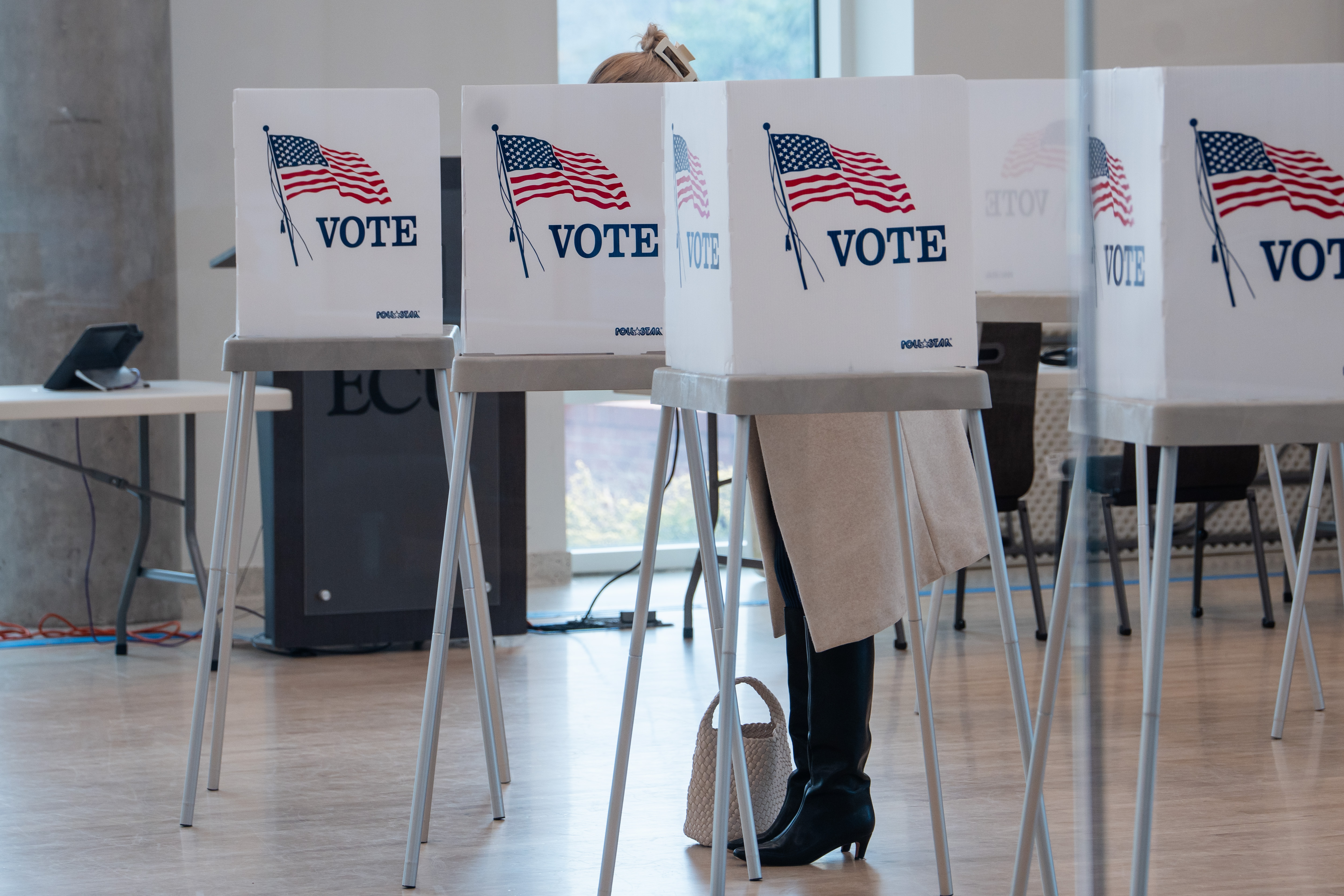midterm election, midterms election, midterm kickoff, vote, voting, polling place, polling site, voter, voters, NC midterm primary election, female voters