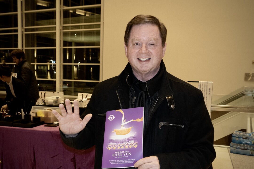 Dr. Timothy Lavoy at the Shen Yun Performing Arts performance at Eisemann Center on Feb. 11, 2026. (Jane Yang/The Epoch Times)