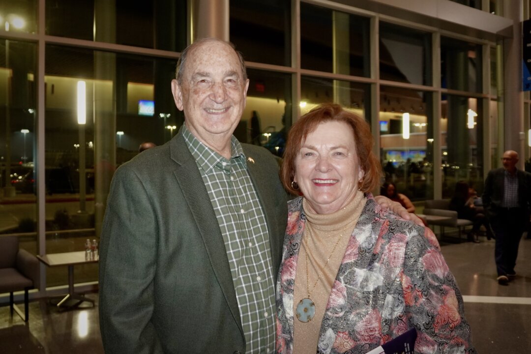 David and Carol Lee attend Shen Yun Performing Arts at the CFISD Visual and Performing Arts Center in Houston, Texas, on Feb. 13, 2026. (Sonia Wu/The Epoch Times)