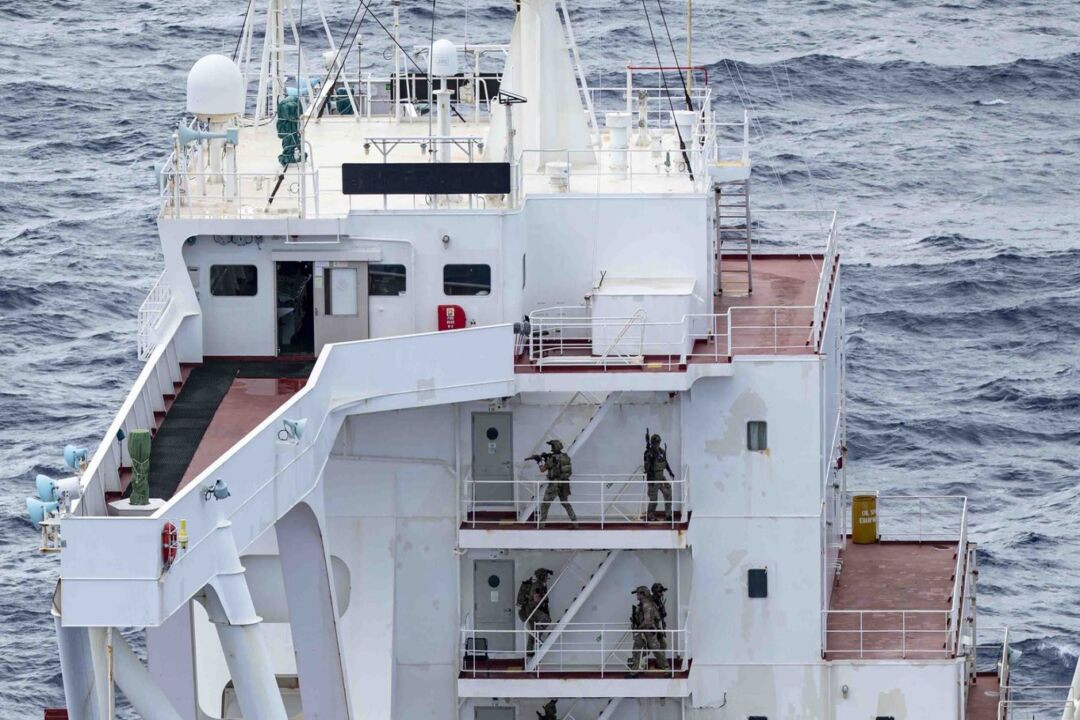 US Forces Board Sanctioned Oil Tanker in Indo-Pacific