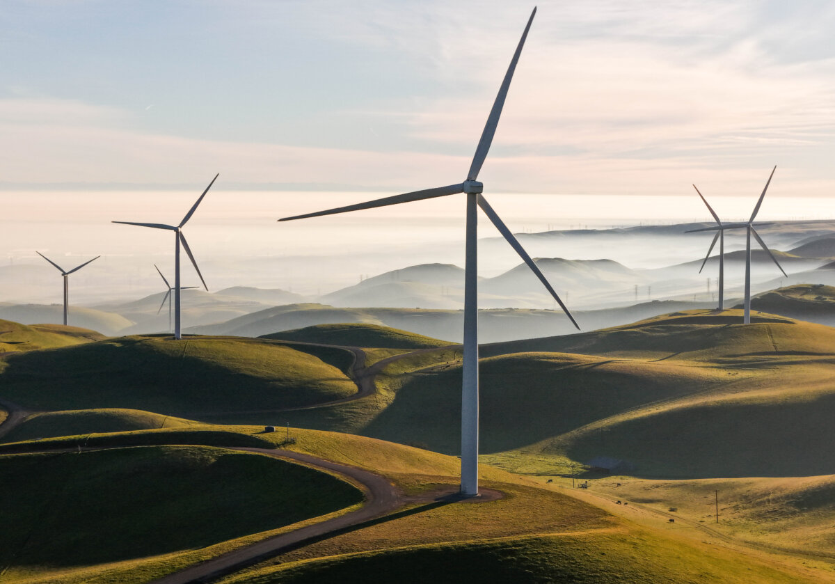 The Altamont Pass wind farm in Livermore, Calif., on Jan. 13, 2026. (Justin Sullivan/Getty Images)