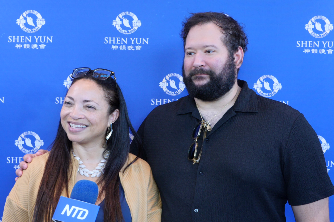 Martita Mestey and Cesar Heyaime enjoyed Shen Yun's matinee at the Broward Center for the Performing Arts on Feb. 18, 2026. (NTD)