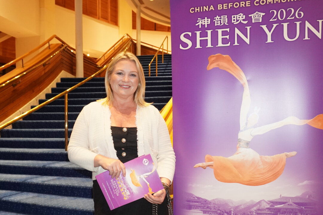 Kristen Connell at the Shen Yun Performing Arts performance at Broward Center for the Performing Arts on Feb. 18, 2026. (Patricia Li/The Epoch Times)