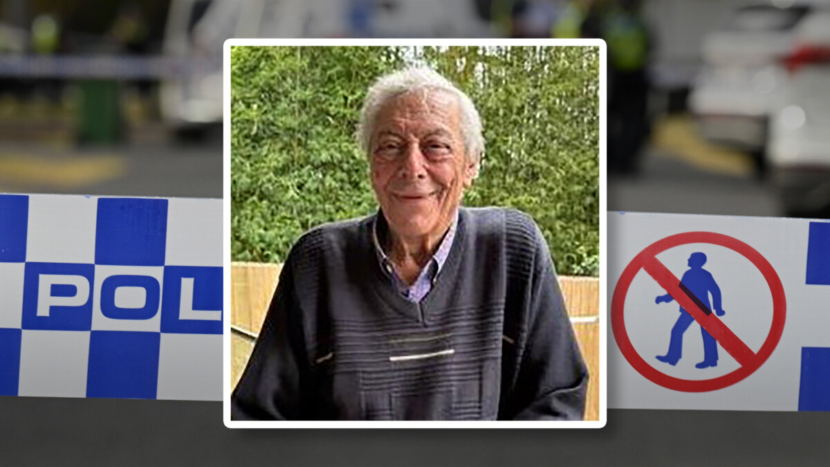 Chris Baghsarian, 85, who was kidnapped from his North Ryde home in a suspected case of mistaken identity. (AAP Image/Susie Dodds)