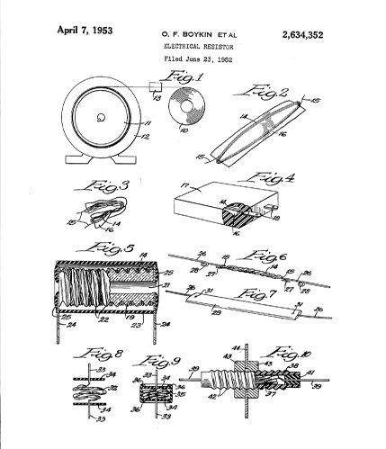 Otis Boykin Resistor