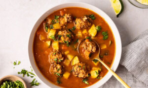 Albóndigas Soup (Mexican Meatball Soup)