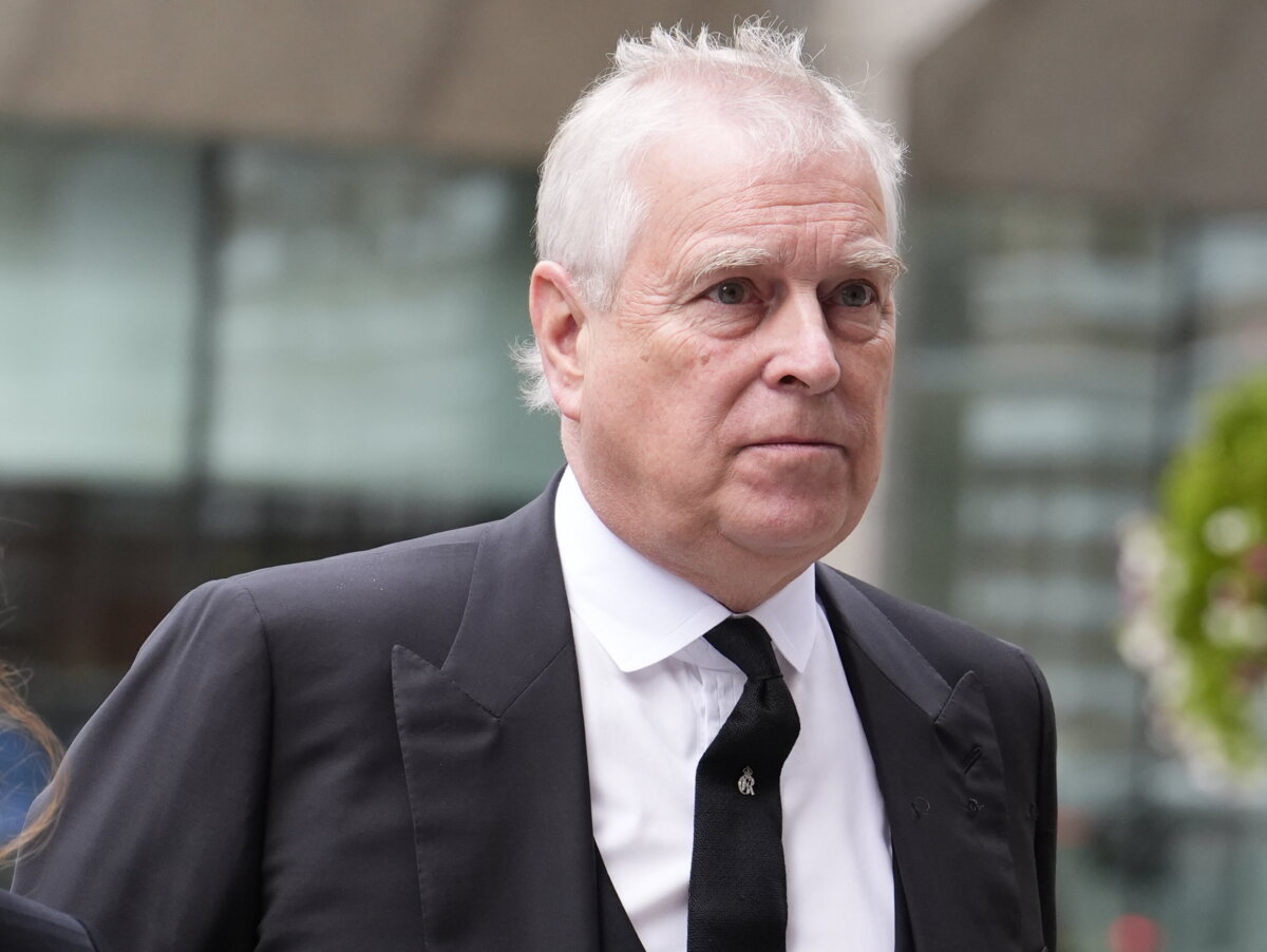 Andrew Mountbatten-Windsor, formerly Prince Andrew, the duke of York, at Westminster Cathedral in London, England, on Sept. 16, 2025. (Jordan Pettitt-Pool/Getty Images)