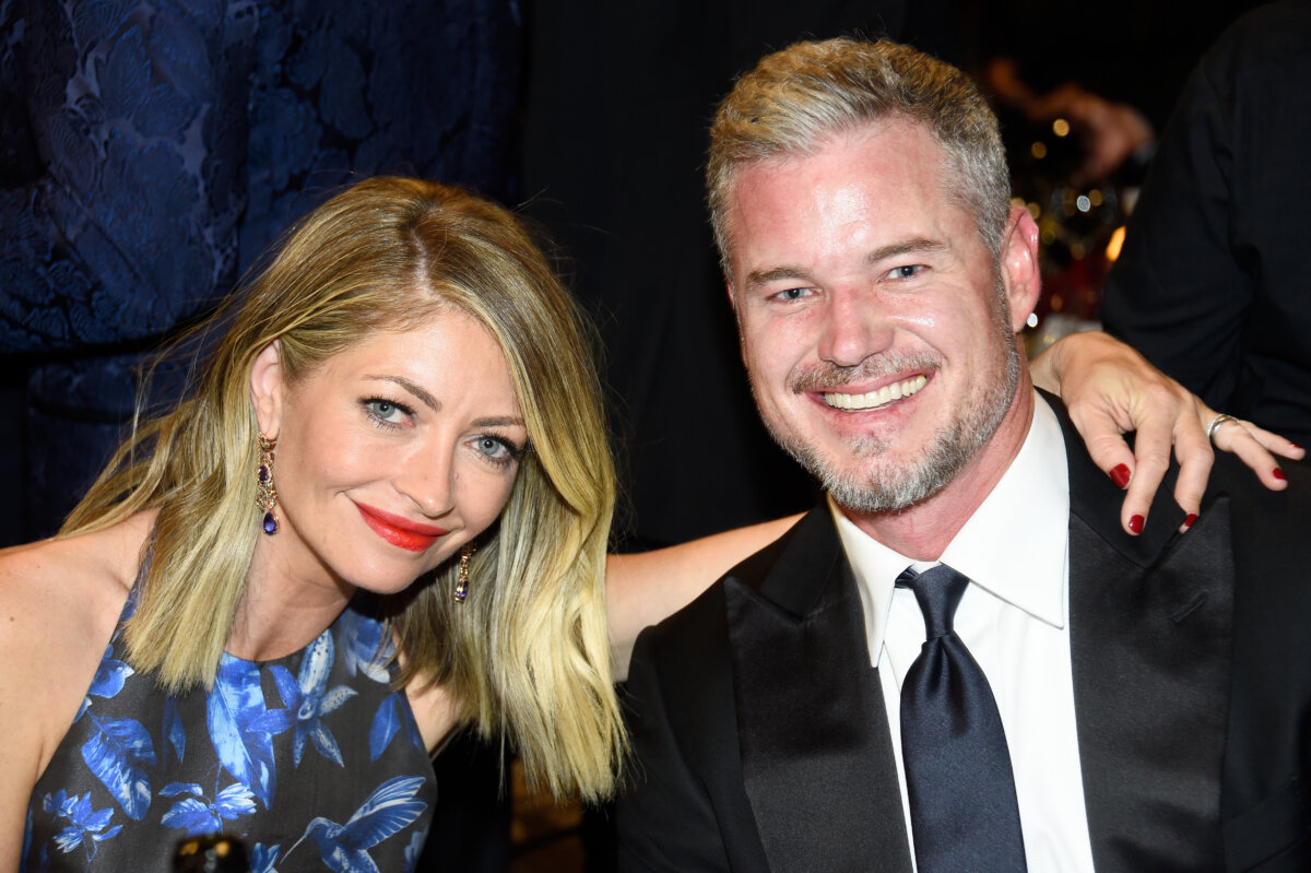 Actors Rebecca Gayheart (L) and Eric Dane attend the 43rd AFI Life Achievement Award Gala honoring Steve Martin at Dolby Theatre in Hollywood, Calif., on June 4, 2015. (Frazer Harrison/Getty Images for AFI)