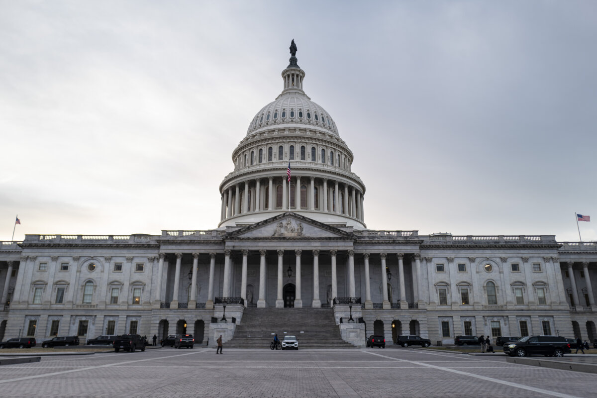The U.S. Capitol building in Washington on Feb. 24, 2026. (Madalina Kilroy/The Epoch Times)