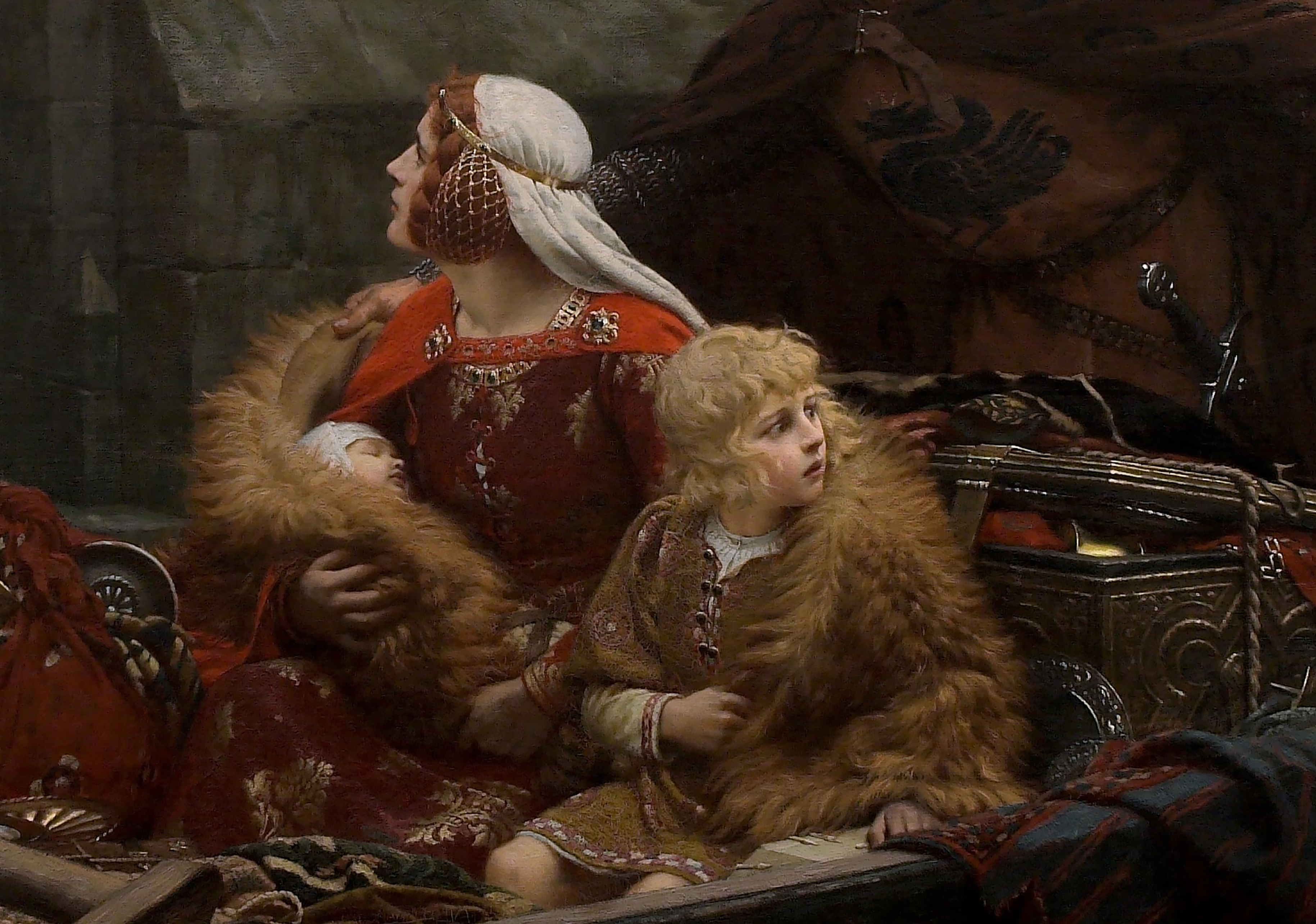 Edmund Leighton detail