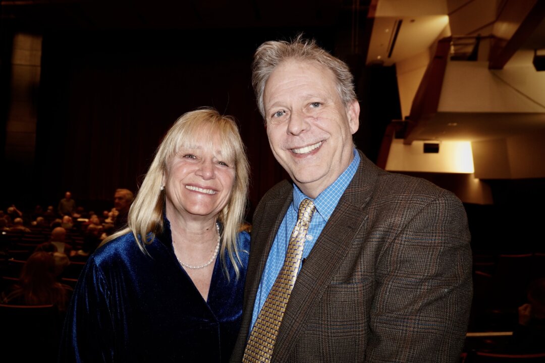Patty Jolliff and Stephen Landford at the Shen Yun Performing Arts performance at Robinson Center on Feb. 24, 2026. (Sherry Dong/The Epoch Times)