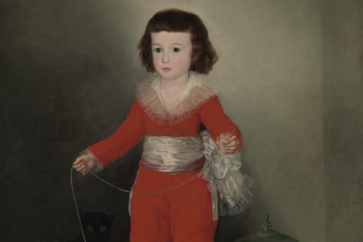 A detail from the portrait of Manuel Osorio Manrique de Zuñiga (1784–1792), 1787–88, by Goya. Metropolitan Museum of Art, New York City. (Public Domain)