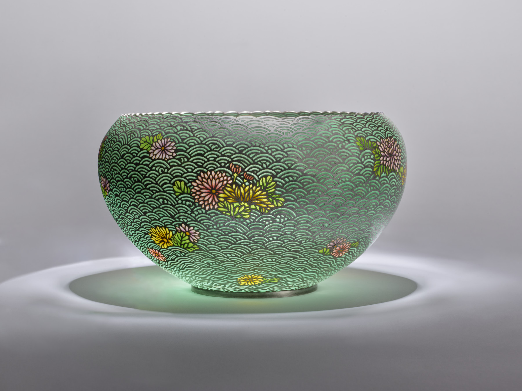 Bowl with Chrysanthemum Blossoms