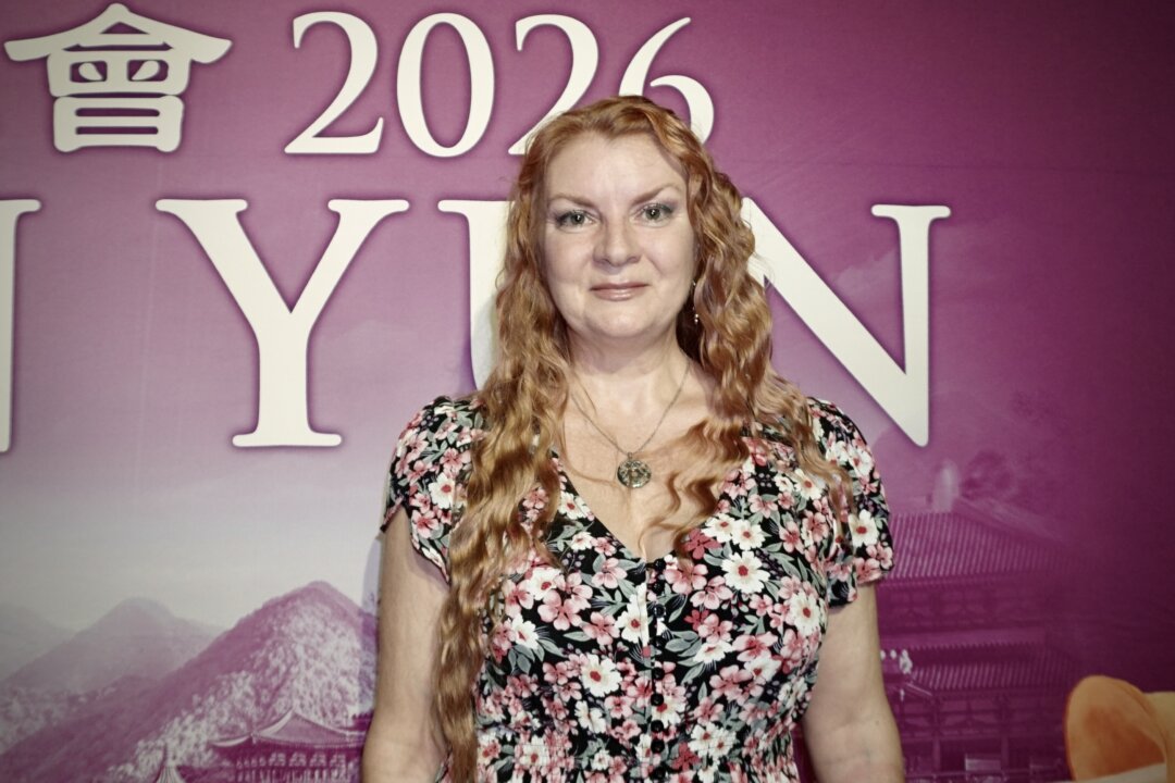Ali McDonald attends Shen Yun Performing Arts at the HOTA Home of the Arts on the Gold Coast, Australia, on Feb. 25, 2026. (Julia Ye/The Epoch Times)