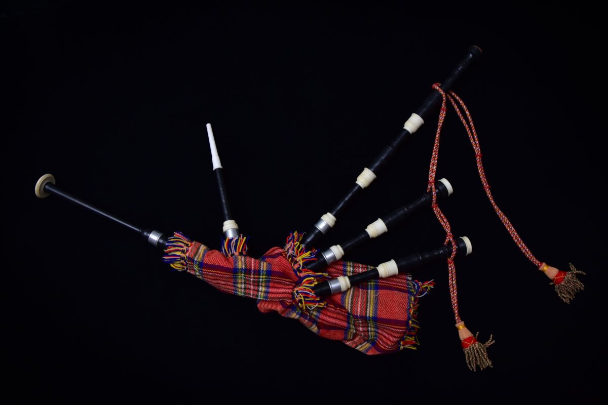 The Great Highland bagpipes are recognized as Scotland’s national instrument due to close ties to clans and rural communities forged in the 15th century.. (Pawparazzi88/Shutterstock)
