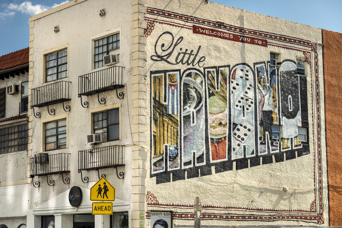 A mural along Calle Ocho in Little Havana, a neighborhood in Miami, Florida. (Pgiam/Getty Images)
